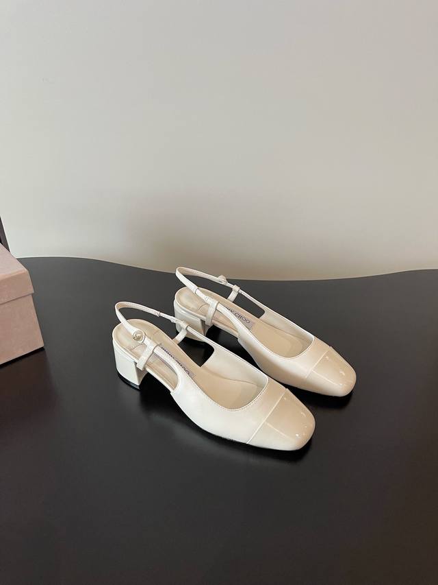 The highest-quality, latest Jimmy Choo patchwork heeled shoes. Available in sel