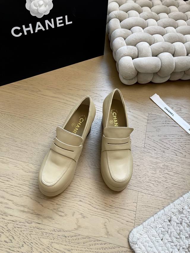 Chanel's new loafer with a chunky heel, DDD, is the top-of-the-line version! Pre