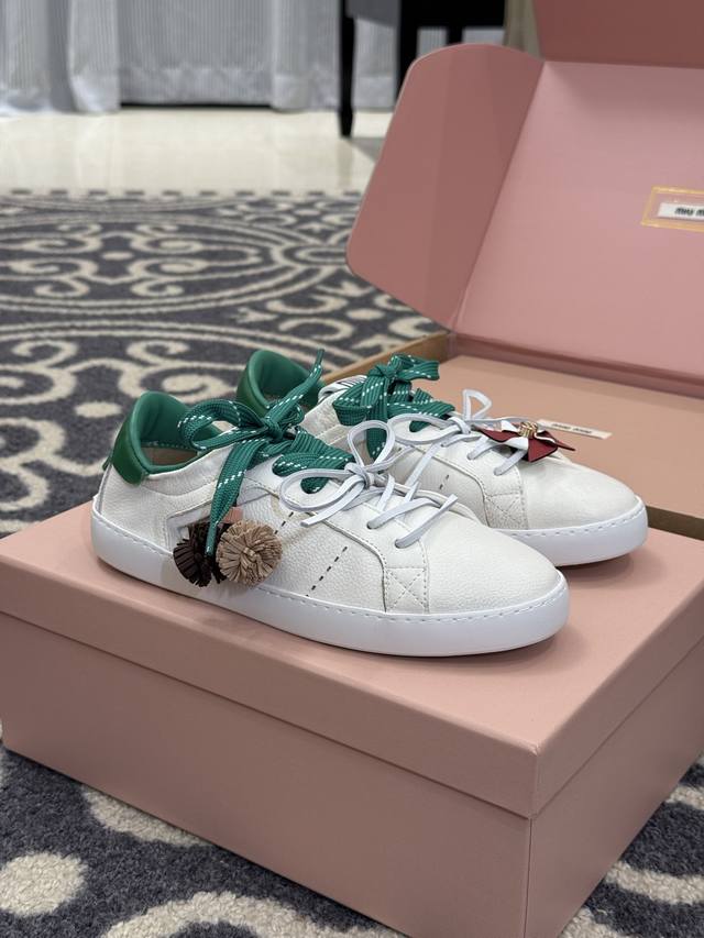 Top quality Miu 25 autumn and winter new sneakers The elastic band on the back l