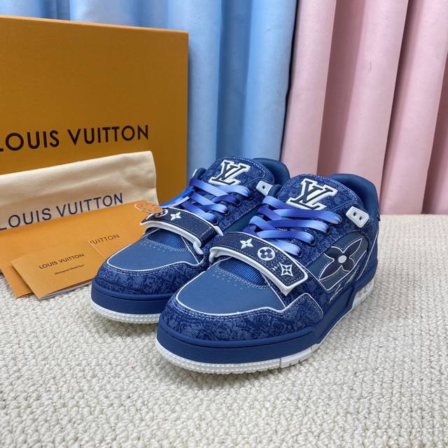 Lv Louis Vuitton PK all market versions of couples' runway new basketball sneake