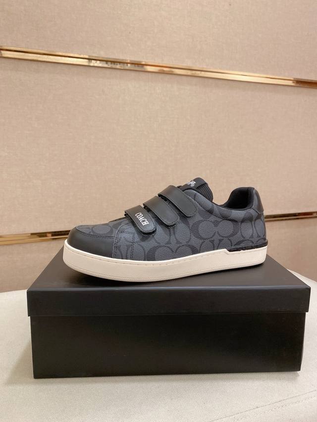 Factory Price Official Website: New Coach Men's Exclusive Low-Top Casual Lace-U