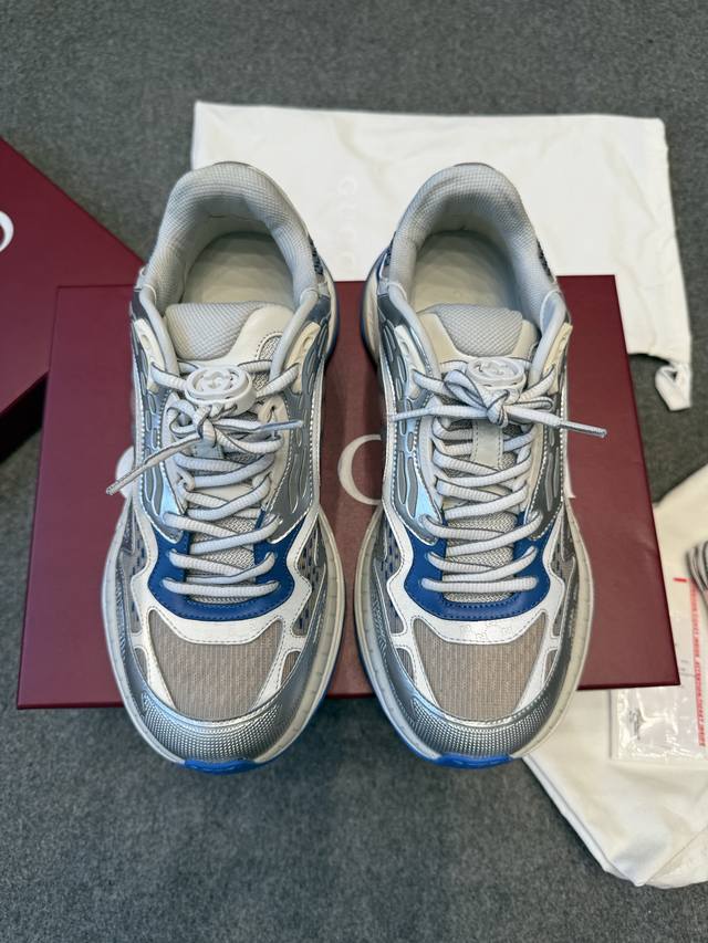 Gucci series 2.0 sneakers are heavily invested in a new interpretation of the br