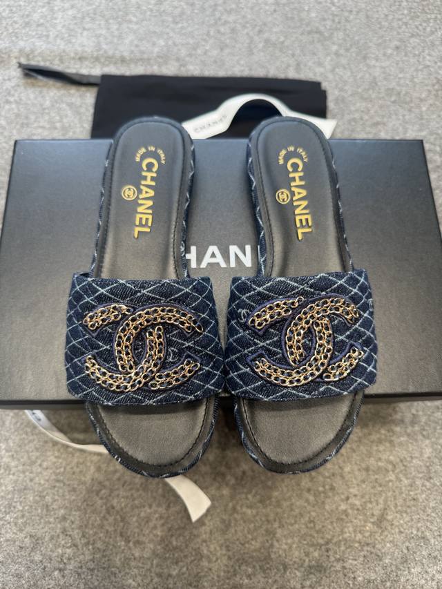 Chanel 25Ss new slippers DDD. A feast of colors for Chanel's slippers: creamy be