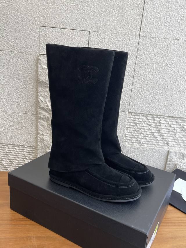 Top version: Chanel 25C new French fashion long boots and trouser boots for autu