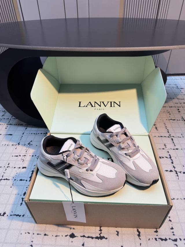 Lanvi* Lanvin's latest Jla series, a couple's mesh thick-soled casual sneaker an