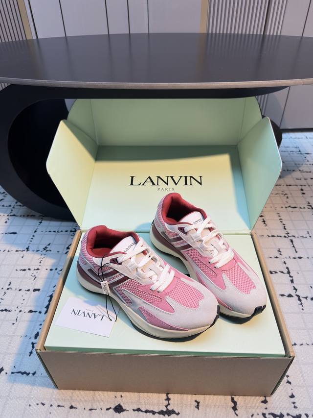 Lanvi* Lanvin's latest Jla series couple's mesh thick-soled casual sneakers and