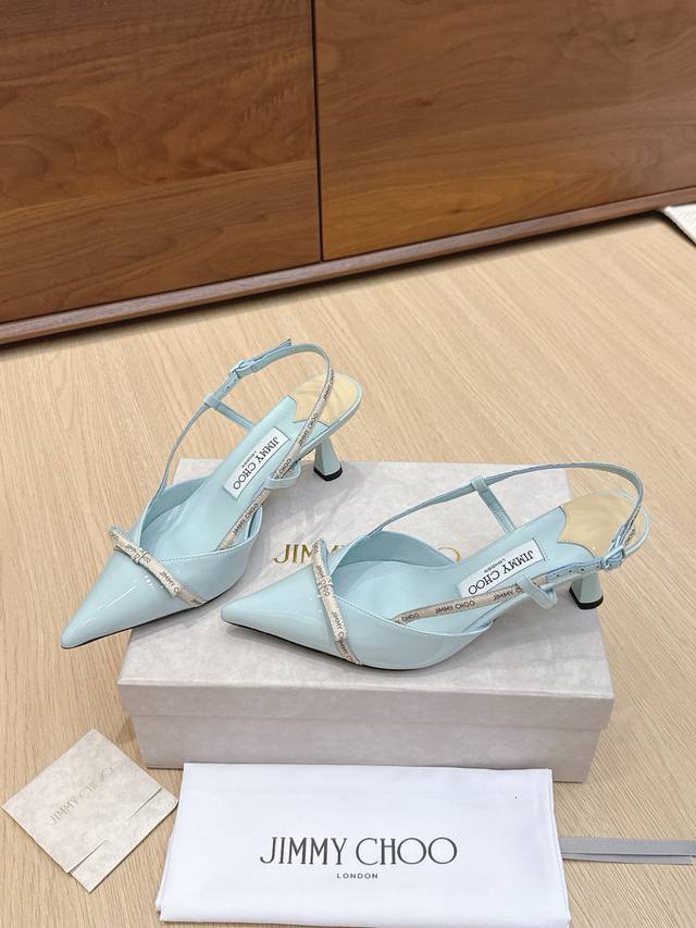 Agent-level Jimmycho*25S new spring and summer fairy strappy cat heel sandals I
