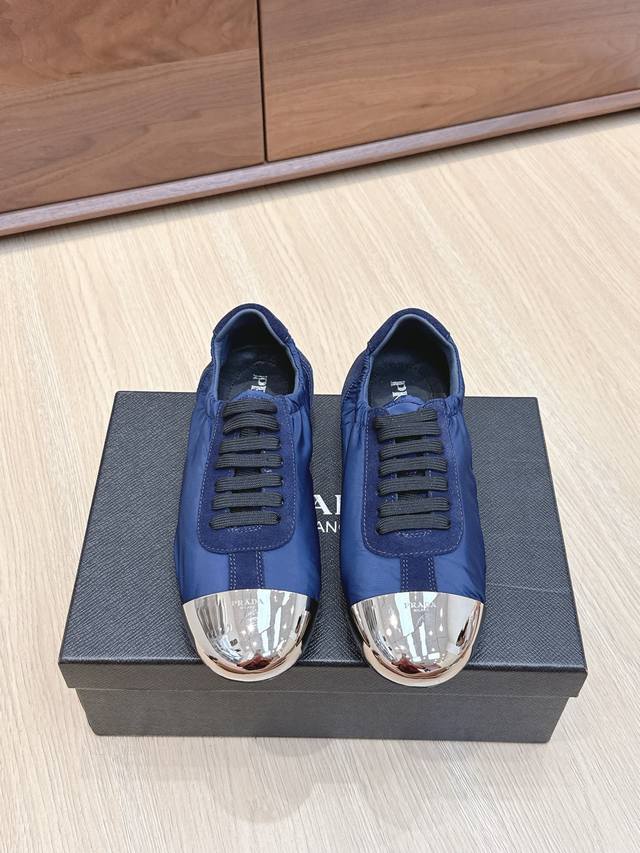Shopping-level #Prada's new metal-toe, thin-soled Dexterity sneakers (DDD) with