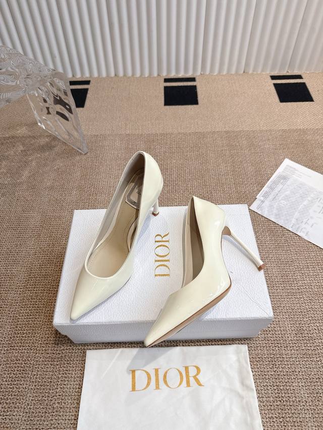 High heel 10.5cm Low heel 6.5cm Dior 25Ss new spring and summer pointed high hee