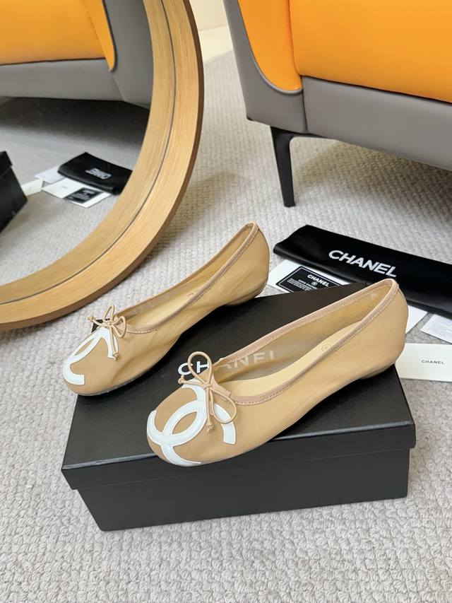 Factory P-batch P mesh Chanel's latest vintage Confort ballet flats DDD. These