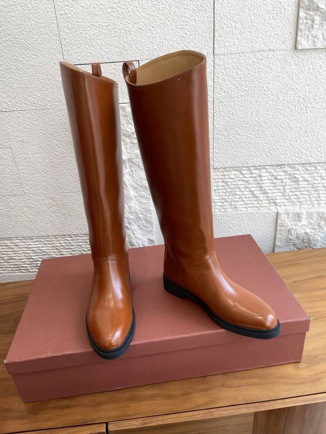 Top version: Loro Piana 25Ss new autumn and winter Kilda mid-calf boots, long bo