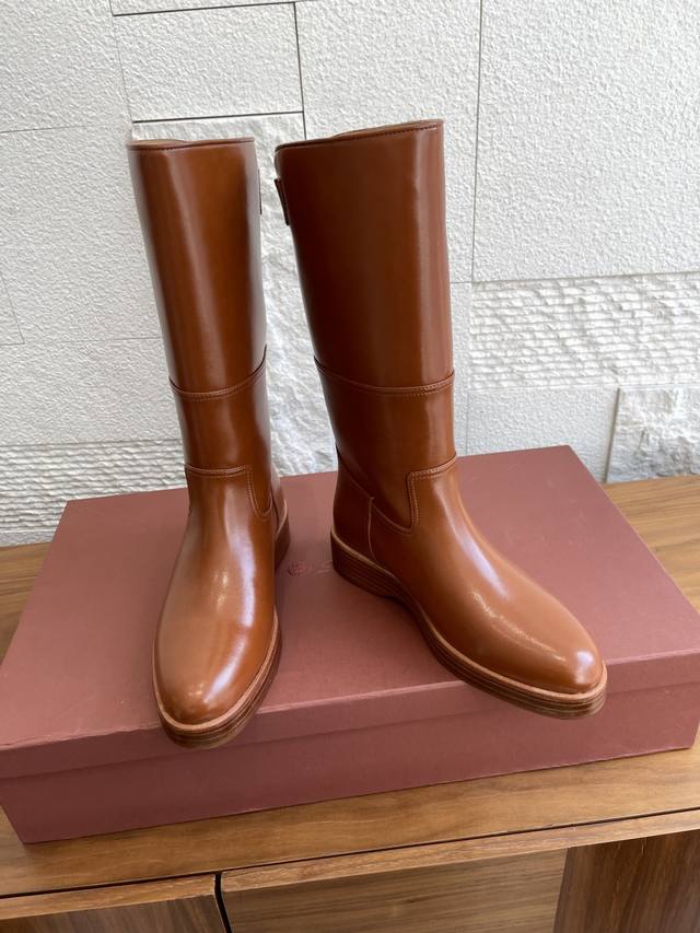 Top version: Loro Piana 25Ss new autumn and winter Lupo short boots and mid-calf