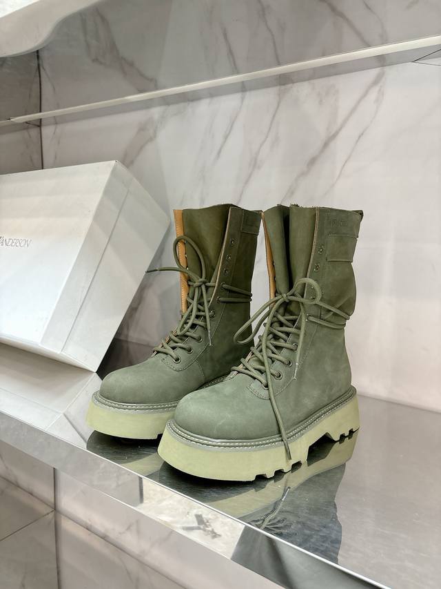 Jwanderso*25 new catwalk work boots, work boots that are not easy to collide wit