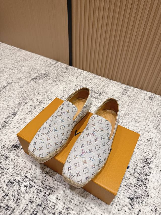 Top version: Louis Vuitton Ss25 New Arrival Lv Donkey brand new straw embroidere
