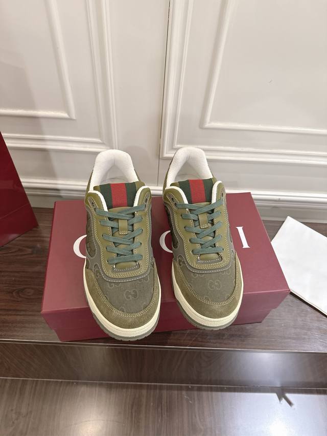 New color Gucci Re-Web series couple's sneakers, white shoes DDD, sizes 39-45 D