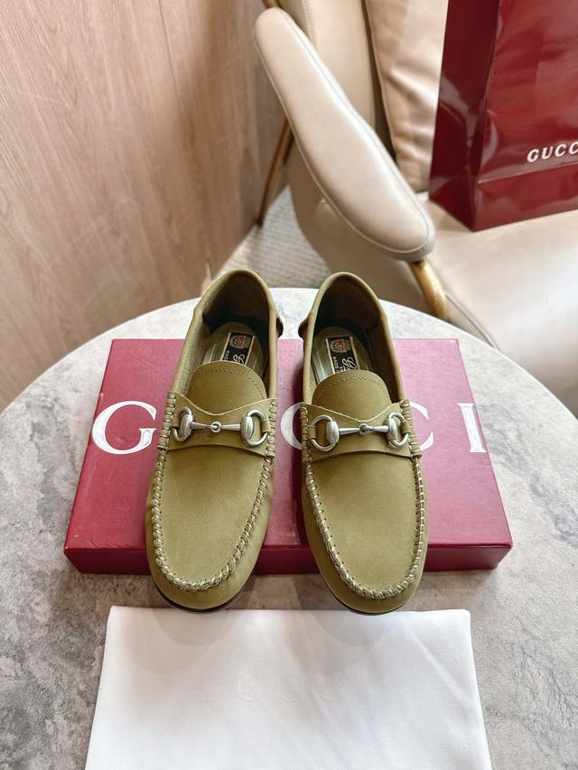 This loafer, crafted from soft, refined suede, is a striking addition to the br
