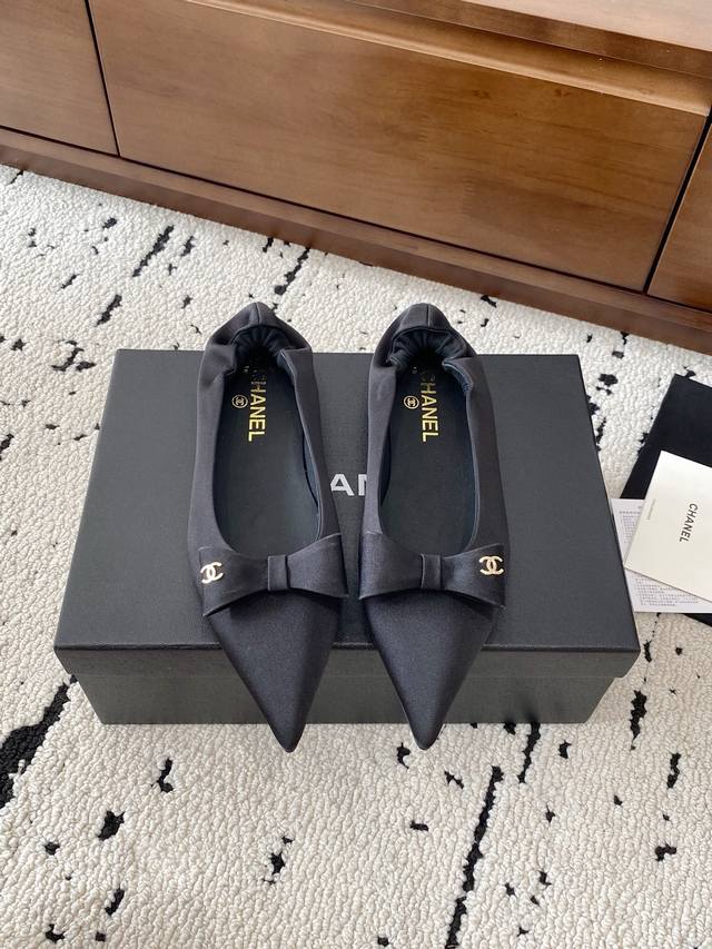Chanel25A's latest spring and summer bow-knot dress shoes are highly recommended