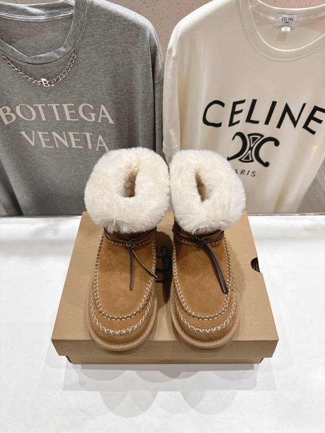 High-end factory edition Ugg Winter 2025Ss new fashionable thick-soled slip-on