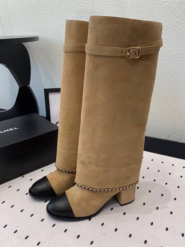 Chanel's new autumn and winter short boots, high version, shipped, autumn and wi
