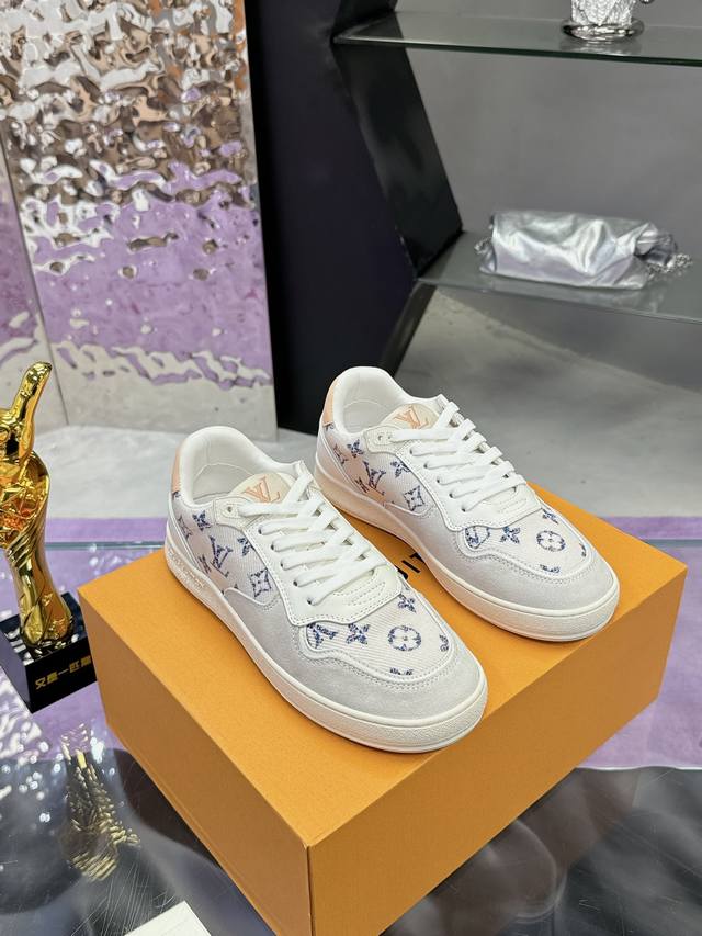 Factory Price: Aircraft Box 5 Lv New 2025Ss Spring Nautical Embroidered Sneaker