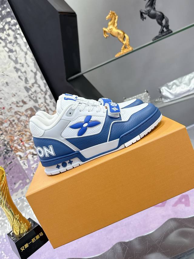 Factory Price: Premium Edition LV New Velcro Couple's Men's Shoes LV Louis Vuit
