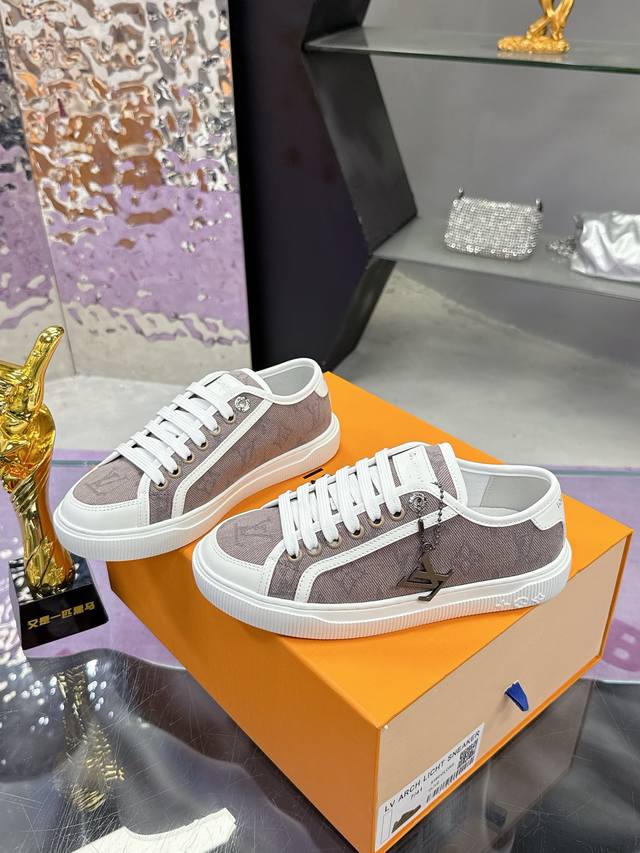 Factory P price P: With airplane box Lv Louis Vuitton Lv canvas shoes series 202
