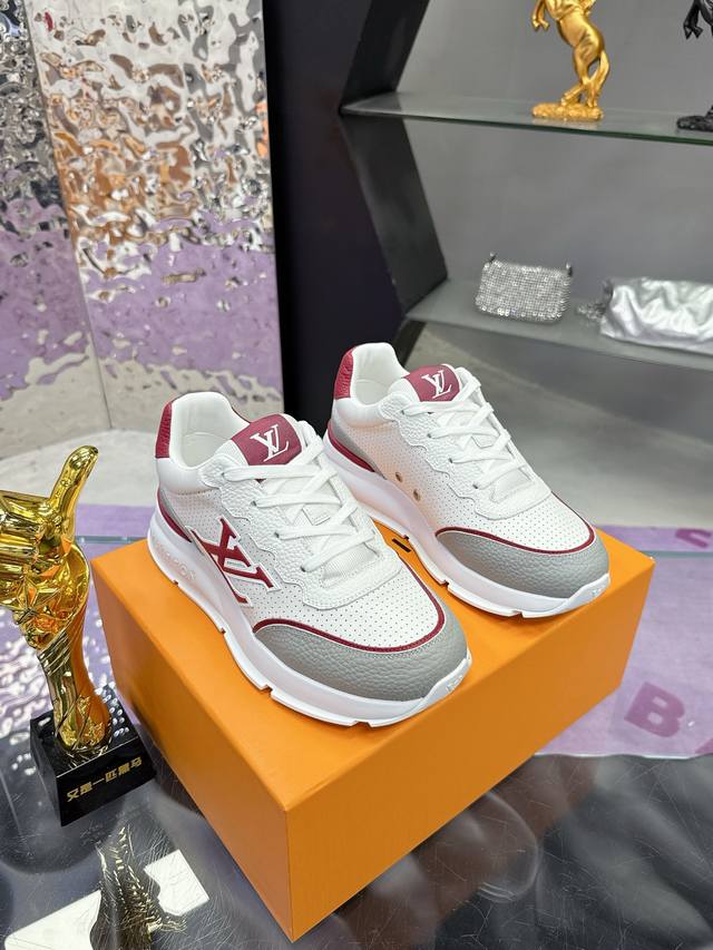 Factory P price P: Delivered with airplane box Lv Louis Vuitton Lv sports shoes