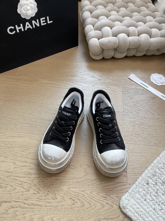 Chanel 25C new sports casual shoes top version! First to sell upper original cu