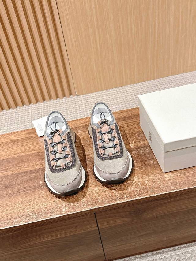 Brunello Cucinelli's new casual sneakers are meticulously crafted, with dedicat