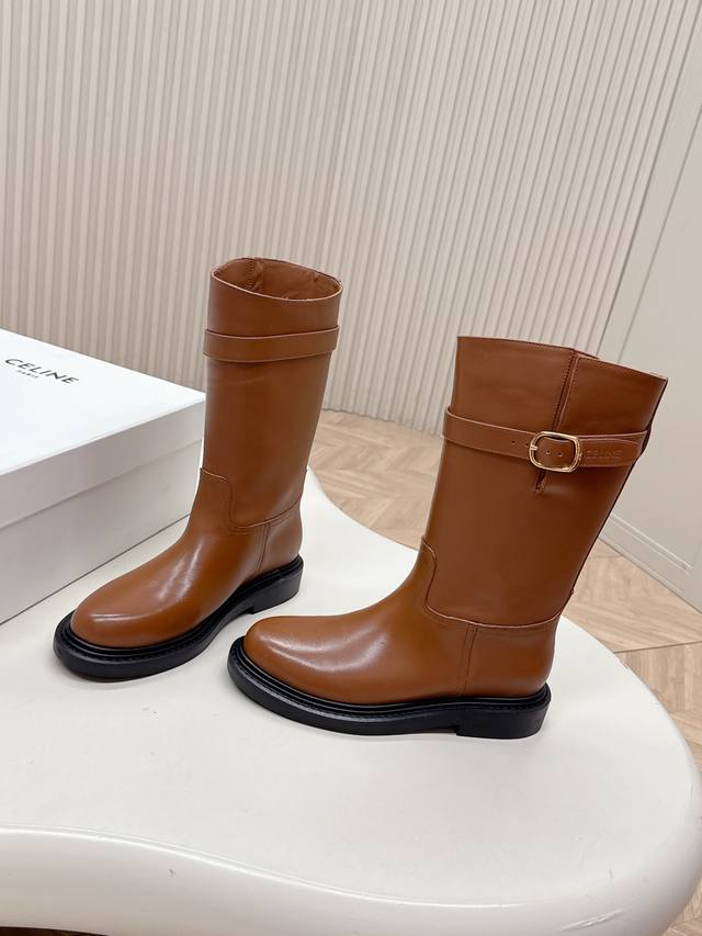 Mid-calf 12 inches High-calf 16 inches Celine 2025 Autumn/Winter new style knig