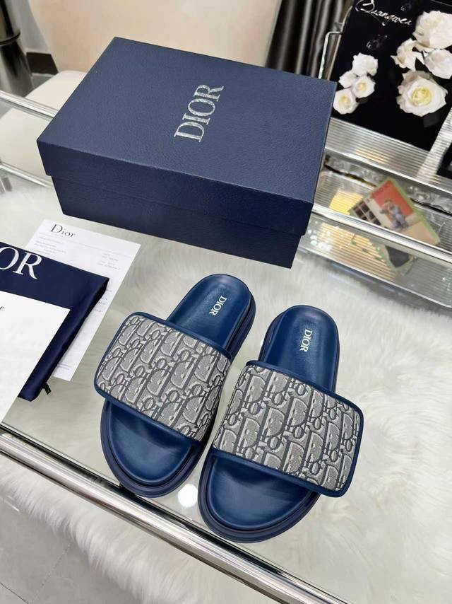 Classic upgrade plus 2025 new colors Dior Dior classic Velcro sandals and slipp