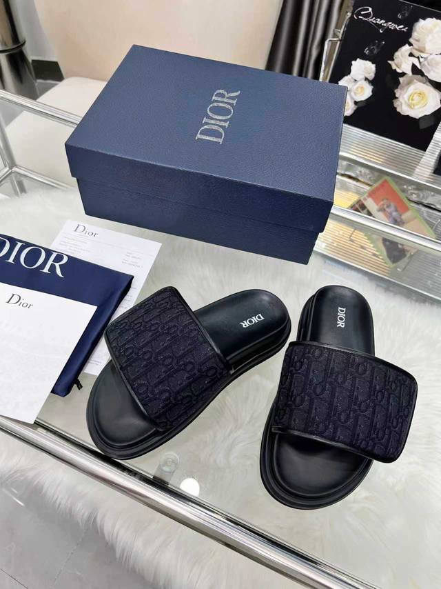 Classic upgrade plus 2025 new colors Dior Dior classic Velcro sandals and slipp