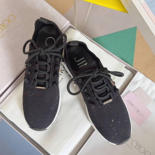 Premium Edition: Women's Jimmy Choo's latest Veles series flyknit casual sneaker
