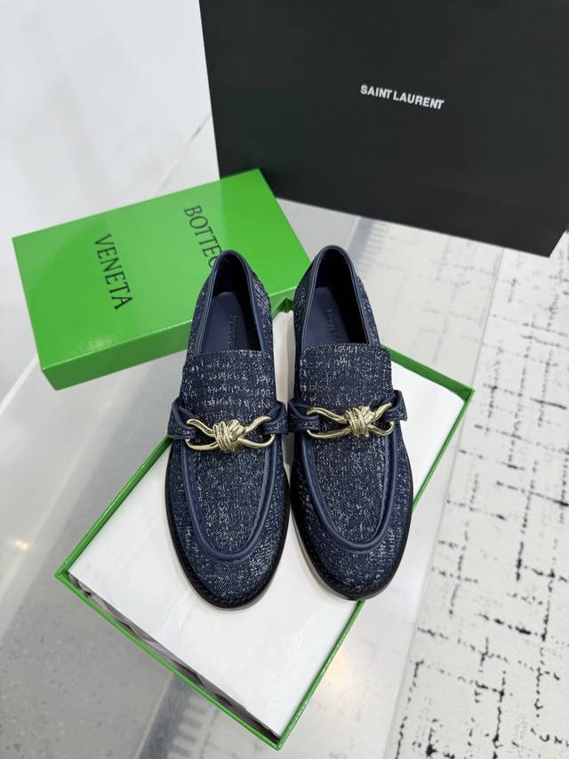 Bottega Venetta Astaire series knotted loafers! Easy and stylish, these shoes ar