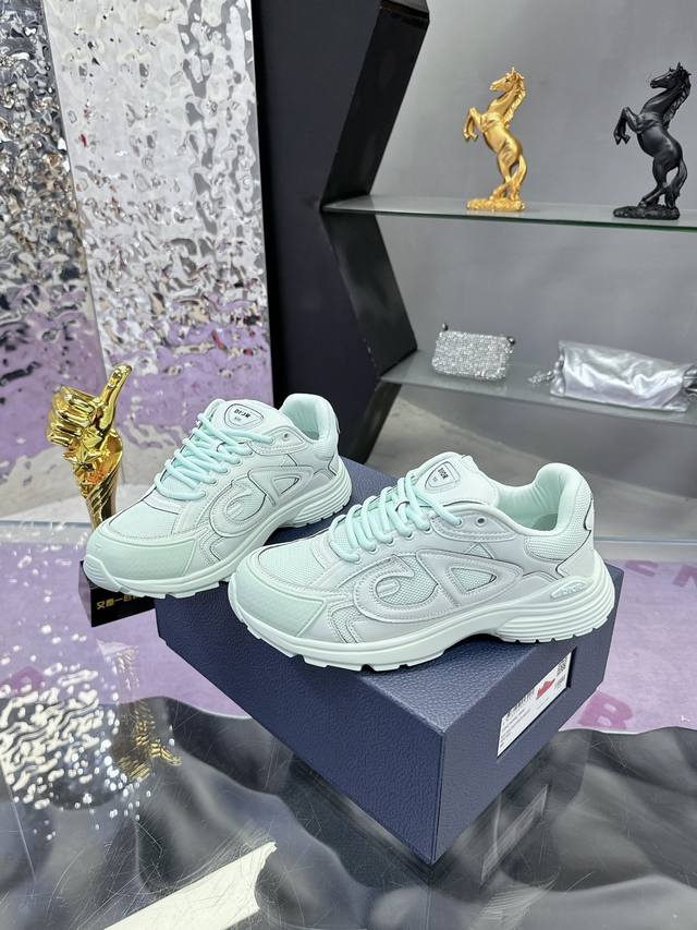 Couple's Style: Premium Edition Dior x Stone Island B30 Series Casual Sneakers,