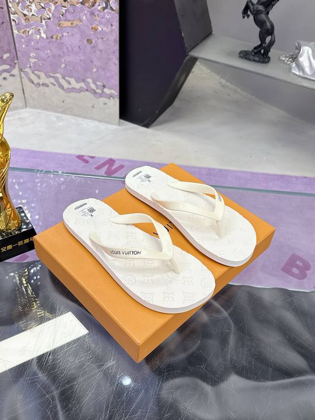 Factory P price P: Men's size Lv-Louis Vuitton flip-flops series Foreign favorit
