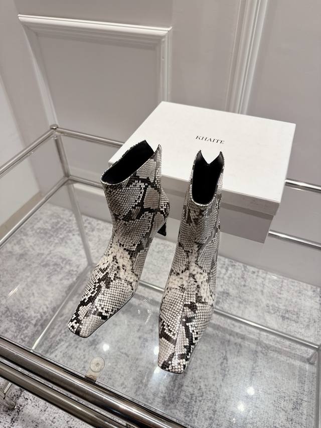 Available on-demand Khaite 25Ss autumn/winter new flat-heeled, small square-toed