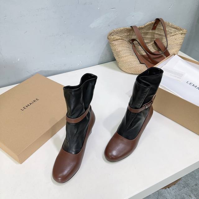 High-quality factory-made boots! Niche trend brand Lemaire 25Ss new fall/winter