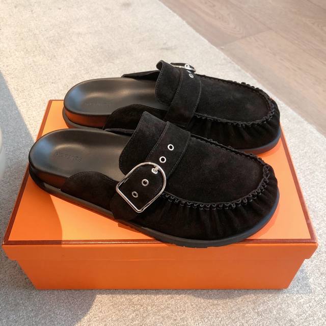 Herme S 25 Birkenstock slippers H's 2025 is a hit online. increases height by 3