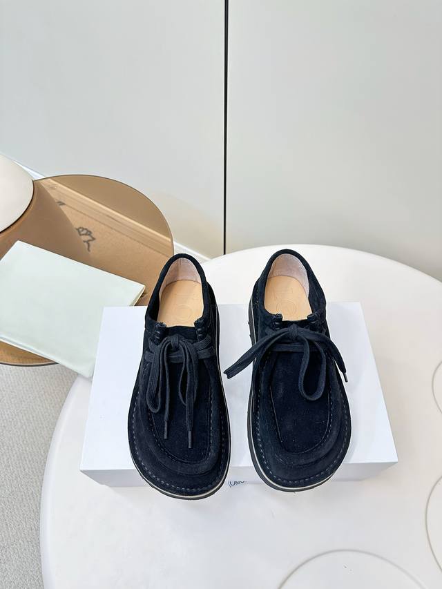 Loewe 25Ss Autumn/Winter Couple's Vintage Loafers, Men's Size +10 DDD. Loewe's m