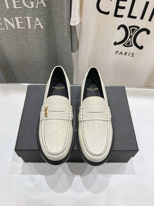 High-end factory version Saint Laurent Ysl 25Ss popular flat Mary Jane slip-on