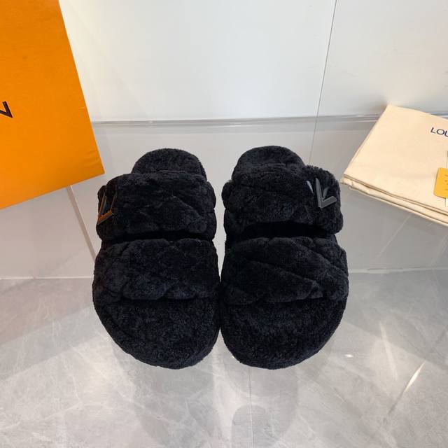 Factory price Pp-Ss, the highest-end version on the market, new wool slippers D