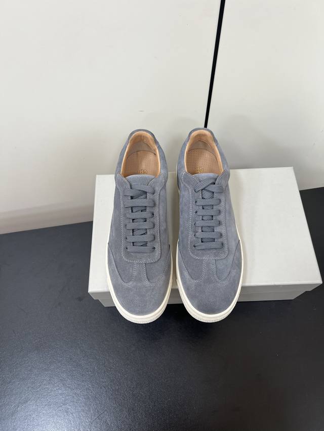 Bc-Brunello Cucinelli 2025Ss new lace-up men's casual sports sneakers DDD. This