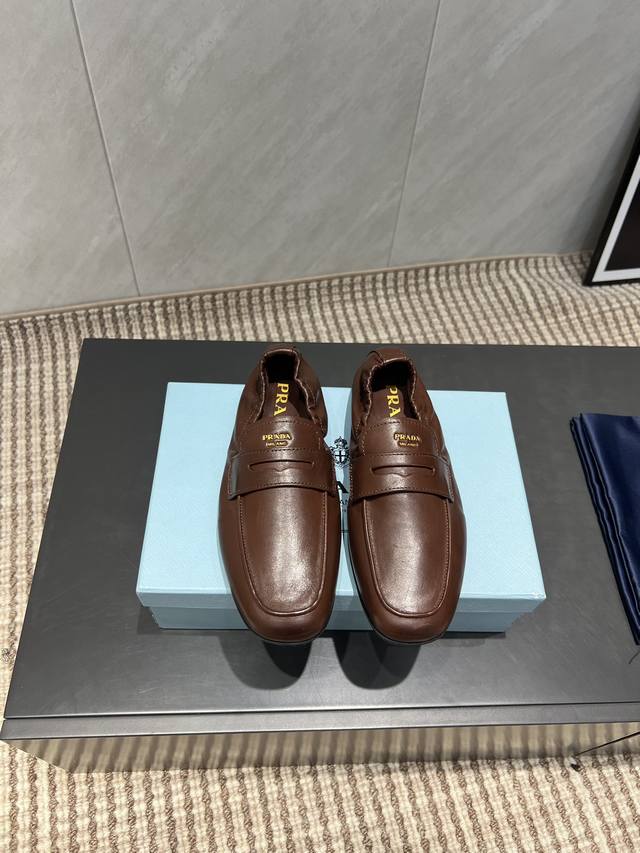 Factory: Exclusive top version Prad-A Prad-A 2025Vs early autumn latest loafer s