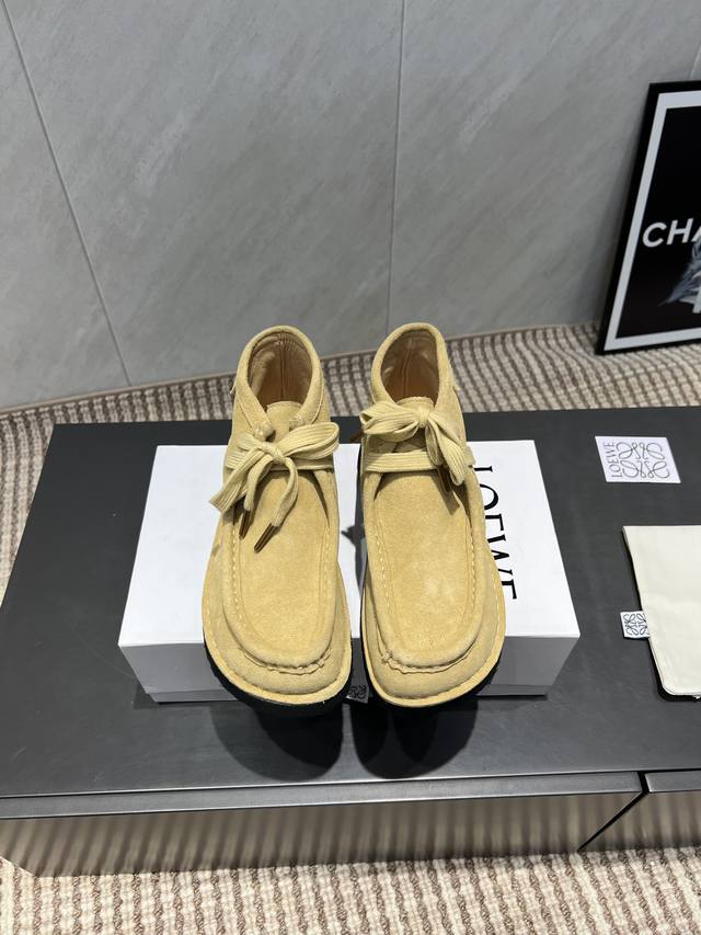 Factory exclusive top version of couple high-top shoes L*Oewe 25Vs latest autumn