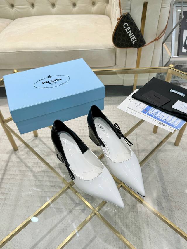 Pradr Prada new factory price P imported genuine leather sole 220 imitation leat