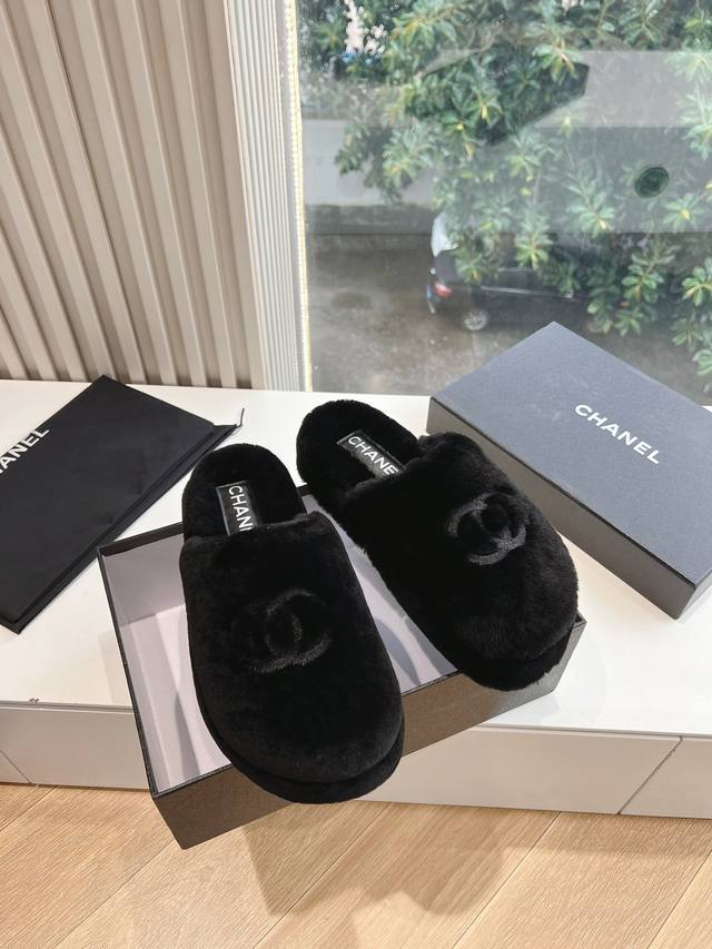 High-top Chanel 24S early spring hit bow-tie flip-flops DDD. A must-have! Much