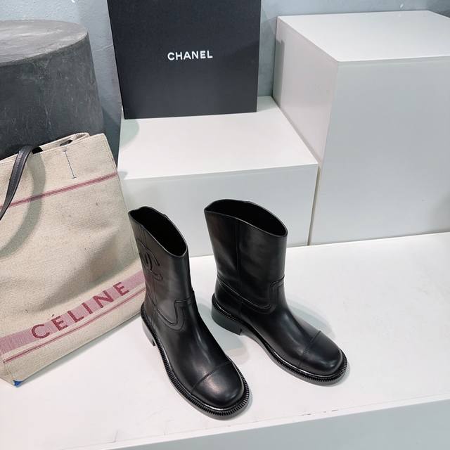 High-quality factory-made short boots! Top-quality Chanel 25Ss autumn and winter