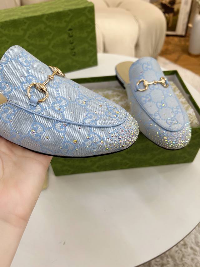 Original quality Guccisummer latest limited edition single shoes, top quality f