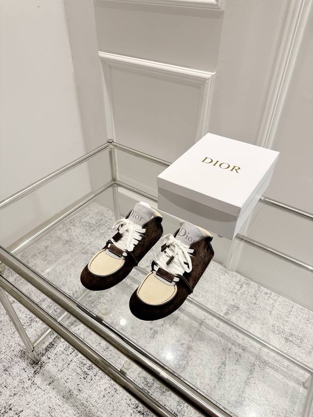 Premium version: Couple's pair Dior Roadie series catwalk couple's handmade casu
